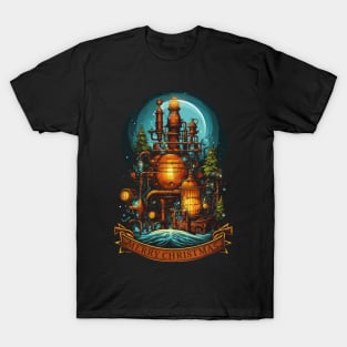 Steampunk Merry Christmas T-Shirt